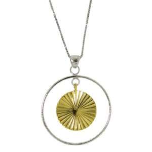   and Vermeil Plated Pendant Necklace Sterling Silverado Jewelry
