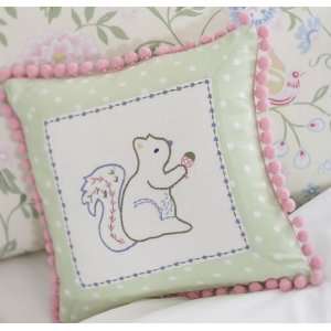  Squirrel Dot Pillow by Whistle and Wink