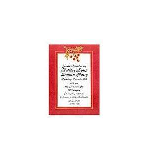  Holly Red Corporate Invitations
