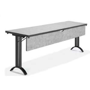   Tassk 24 x 72 Folding Training Table, Modesty Panel