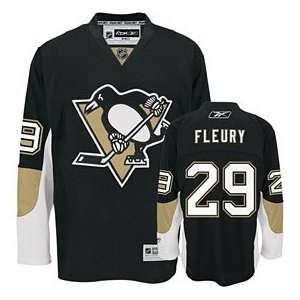  Pittsburgh Penguins Marc Andre Fleury Premier Black Jersey 