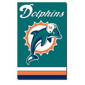 Miami Dolphins   NFL Nylon Banners Patio, Lawn & Garden