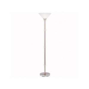  Westwood Helene One Light Torchiere in Brushed Steel