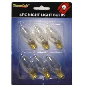  6 Piece Night Light Bulb Clear 6.5X4.5 In Case Pack 48 
