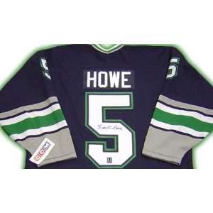   Howe autographed Hockey Jersey (Hartford Whalers)