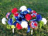 Cemetery Memorial Day Tombstone Saddle Grave Flowers  