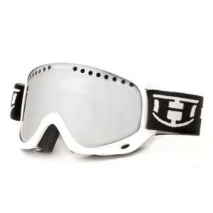  Hoven Sequel Snow Goggles/White Gloss/Sperical Red Mirror 