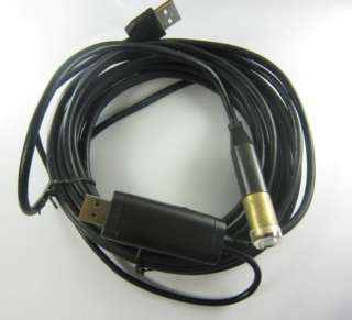 USB Inspection Camera VIDEO PIPE SEWER DRAIN ENDOSCOPE rod under water 