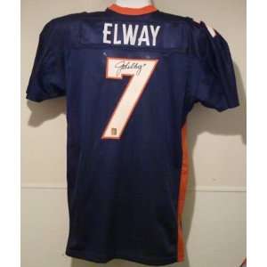  Signed John Elway Uniform   Authentic