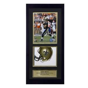  Drew Brees Autographed Shadow Box