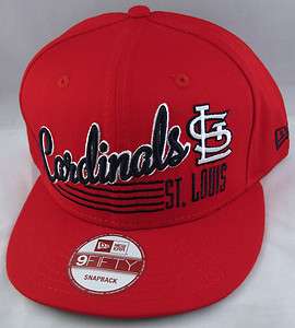 MLB World Series NL St. Louis CARDINALS Cap New Era Snapback Hat NWT 