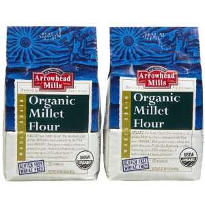 Arrowhead Mills Gluten Free Organic Millet Flour, 2 lb   2 pk.