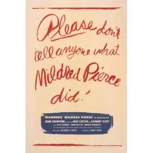  Mildred Pierce Movie Poster (11 x 17 Inches   28cm x 44cm 