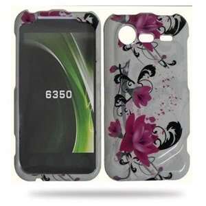  HTC Incredible 2 Ii 6350 Design Cover   Purple Lily Cell 