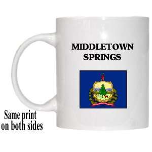  US State Flag   MIDDLETOWN SPRINGS, Vermont (VT) Mug 