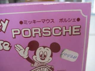 Masudaya Wind Up Mickey Mouse Porsche 930 Cabriolet NIB  