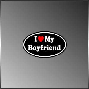  I Love My Boyfriend BF Valentine Heart Vinyl Euro Decal 