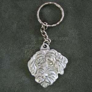 Pewter Key Chain I Love My Portuguese Water Dog Office 