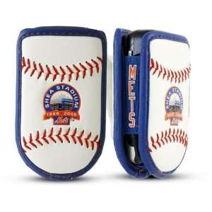  Game Wear Leather Cell Phone Holder   New York Mets Final 