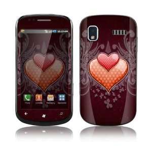  Samsung Focus ( i917 ) Skin Decal Sticker   Double Hearts 