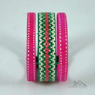 Panama Wounaan Indian Handcrafted Cuff Bracelet  