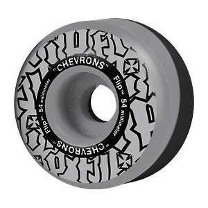   Flip Chevron Silver & Black 54mm Skateboard Wheels
