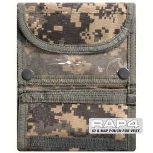  ID and Map Pouch for Tactical Ten Paintball Vest (ACU 