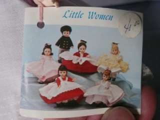 Six (6) Madame Alexander Little Women Dolls Boxed EUC  