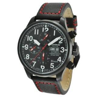  Ingersoll Mens IN1621BK Automatic Mescalero Black Watch Watches