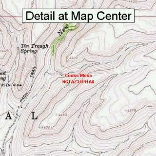   Map   Cooks Mesa, Arizona (Folded/Waterproof)