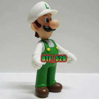 New Super Mario Brothers Action Figure ( 5 Fire Luigi ) x 1pcs 