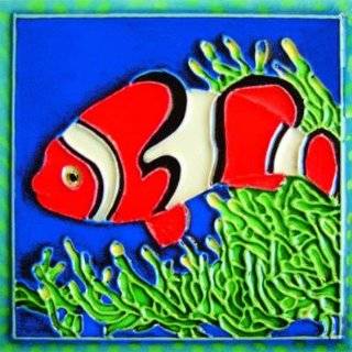 x4 Art Tile   Tropical Fish IIIIII   Nemo Fish