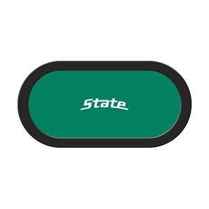  Michigan State Spartans 48 x 96 Texas Holdem Game Table 