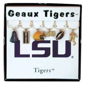  LSU WINE CHARMS (PACK OF 2)