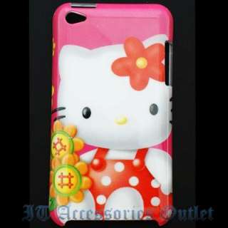Sanrio Hello Kitty Apple iPod Touch 4 Back Cover Case  