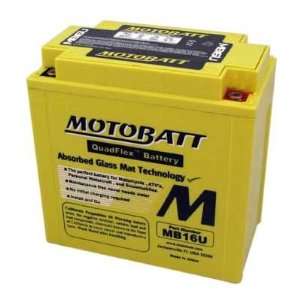  12 Volt 7 Ah MotoBatt MB5.5U Sealed Maintenance Free AGM 