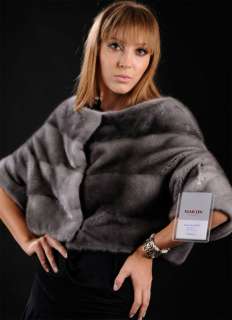   natural Mink fur bolero shawl  New  One size fits most   MAILON FURS