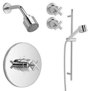  IQ Complete Shower Kit 13 with Cross Handle Finish Ultra 
