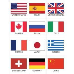   Labels   International Flag Theme By MyDrinkLabel