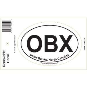  OBX Outer Banks North Carolina Oval Removable Decal 