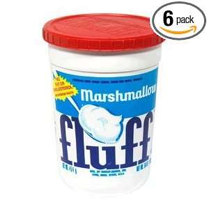 Marshmallow Fluff Original Marshmallow Fluff, 16 Ounce (Pack of 6 