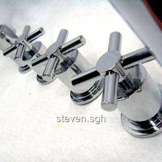 2010 Luxury 5 Pcs Bath Tub Faucet With Hand Held Shower  
