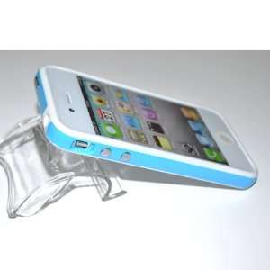  TPU Bumper for Apple Iphone 4g (At&t Only) Jc049b + Free 