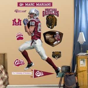  Marc Mariani Montana Grizzlies Fathead NIB Everything 