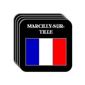  France   MARCILLY SUR TILLE Set of 4 Mini Mousepad 