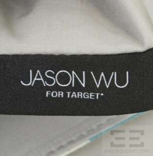 Jason Wu for Target Light Blue Floral Print Canvas Flap Crossbody Bag 