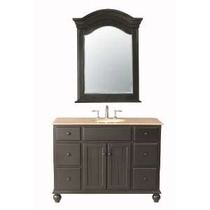  48 bathroom vanity with travertine marble top
