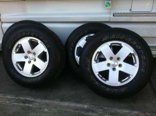 2012 JK Jeep Wrangler Tires & Wheels   LIKE NEW 