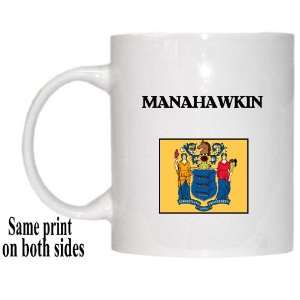  US State Flag   MANAHAWKIN, New Jersey (NJ) Mug 