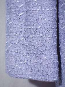 NWT ST. JOHN Knits Lofty Netting Knit Jacket Blazer Skirt Suit sz 8 $ 